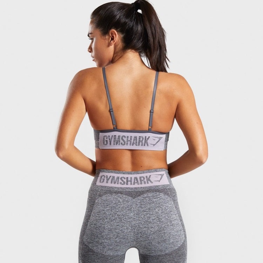 Gymshark Flex Collection workout set - Grey/Pink Size S